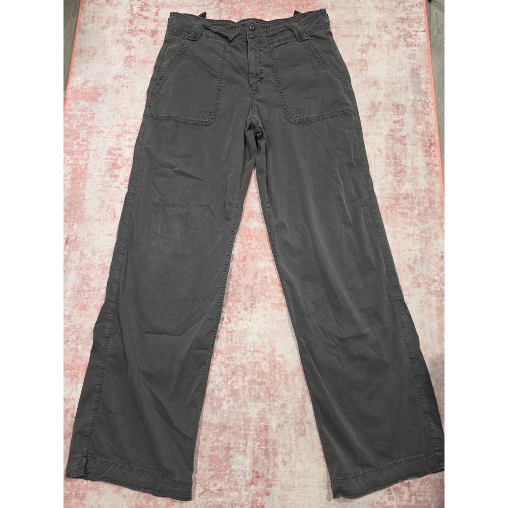 American Eagle Super High Waisted Baggy Wide Leg Utility Pants Size 10